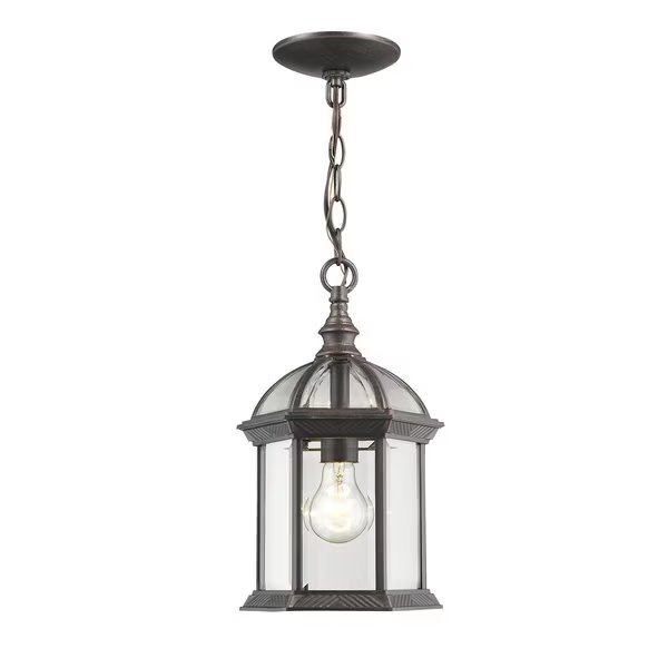 Annex 1 Light Outdoor Chain, Rust & Clear Beveled, Z-Lite, Mfr#: 563CHM-RT